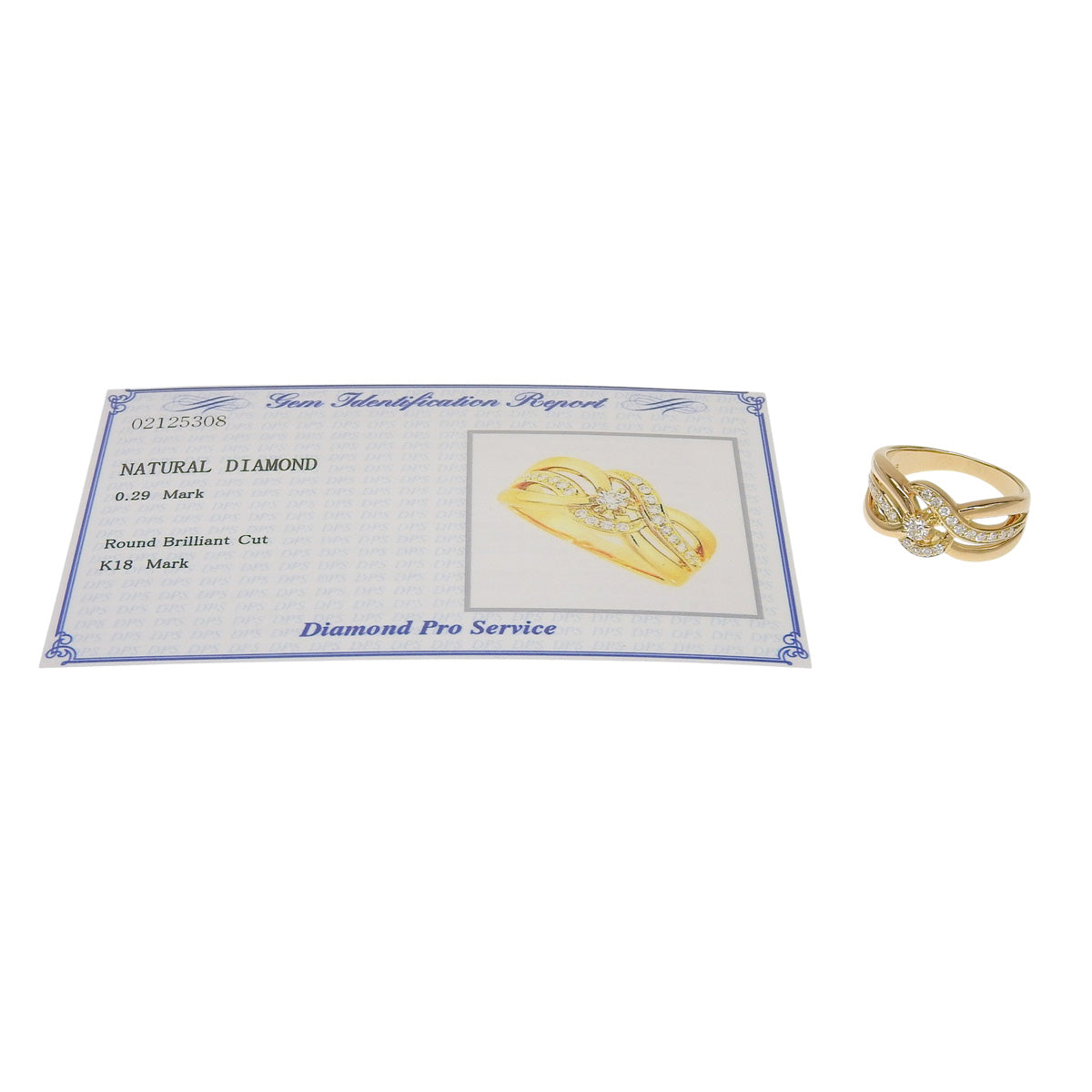 钻石戒指,钻石,D0.29,18K黄金,YG