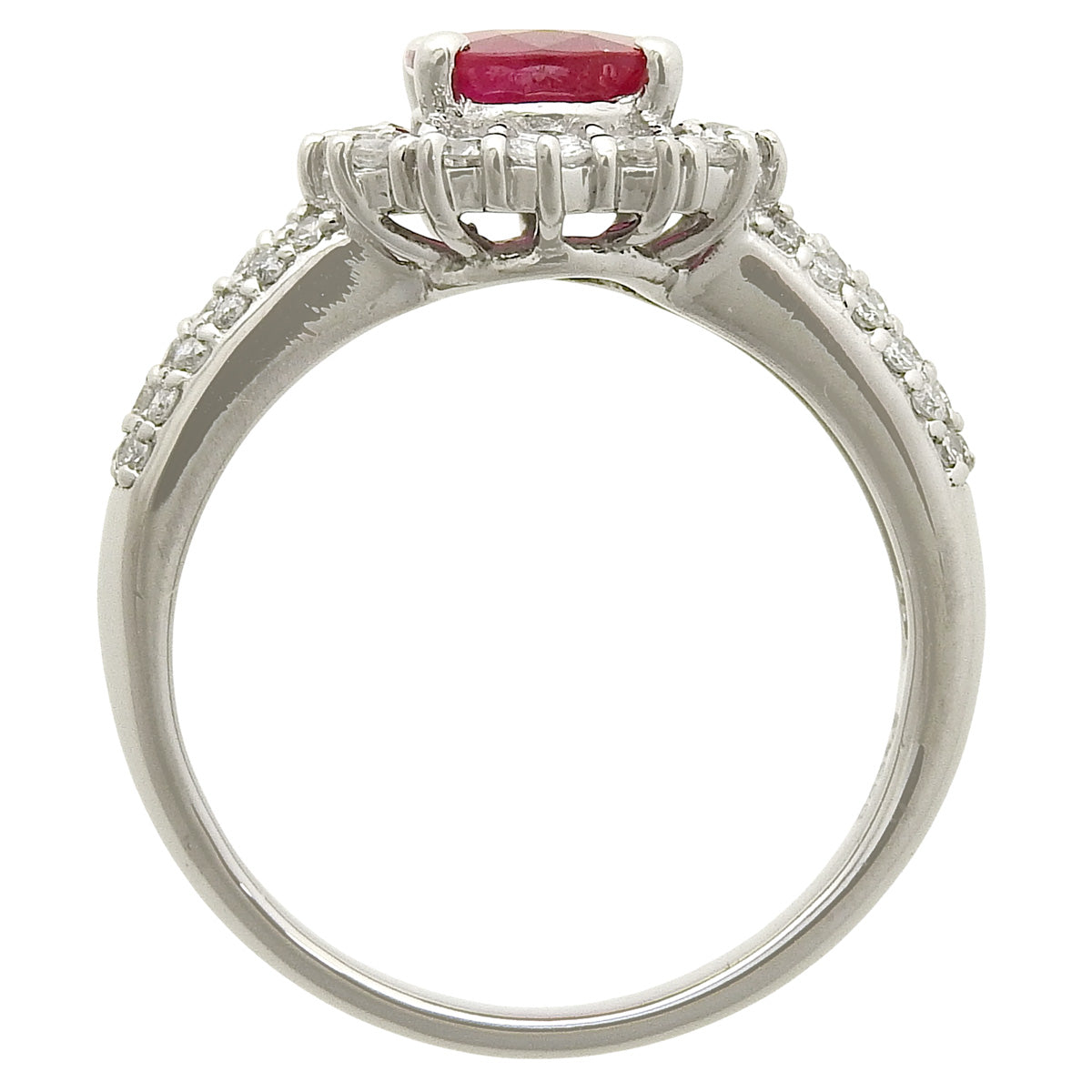 ルビー ダイヤモンド リング R1.34/D0.74 Pt900プラチナ