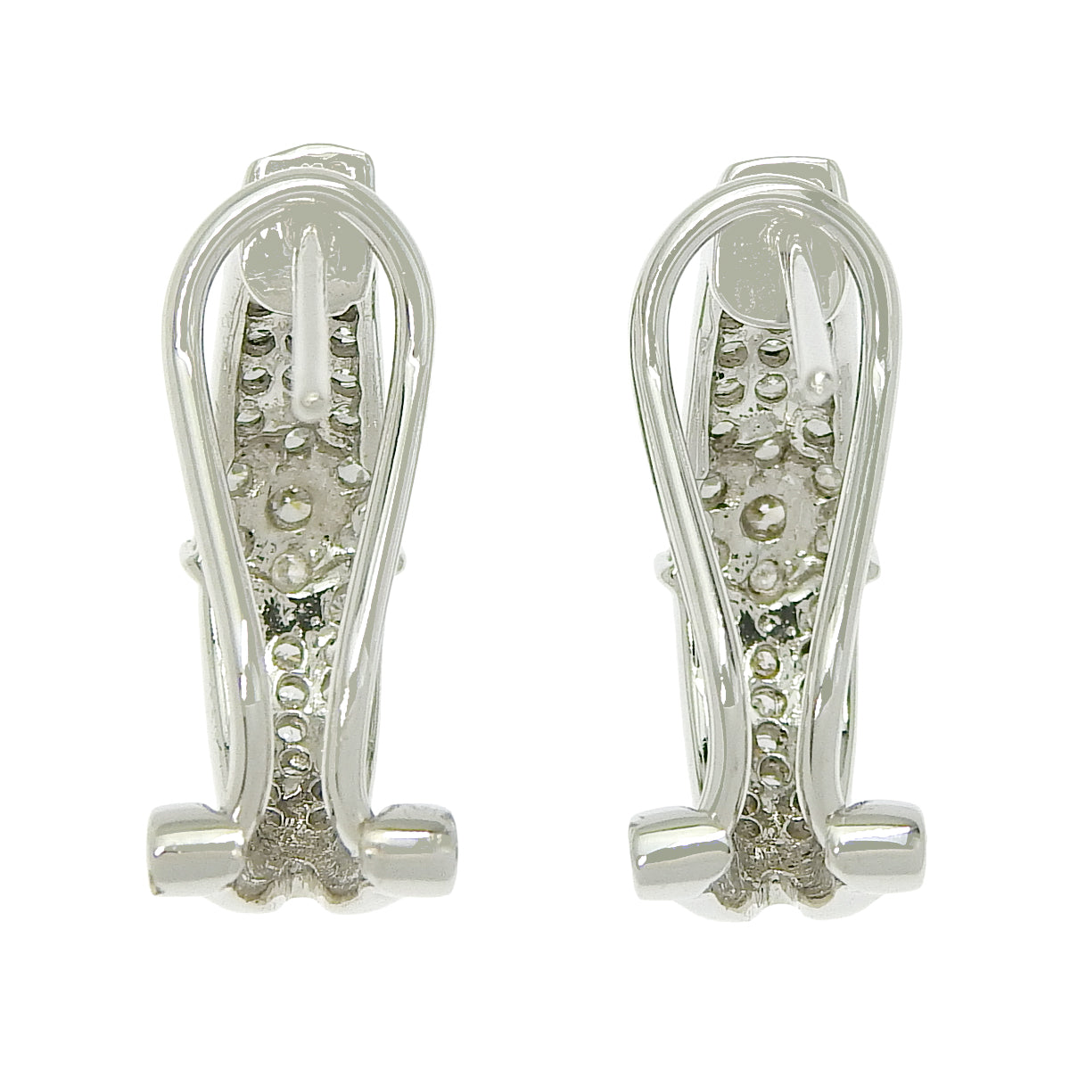 钻石耳环 D0.60 K18 白金 WG