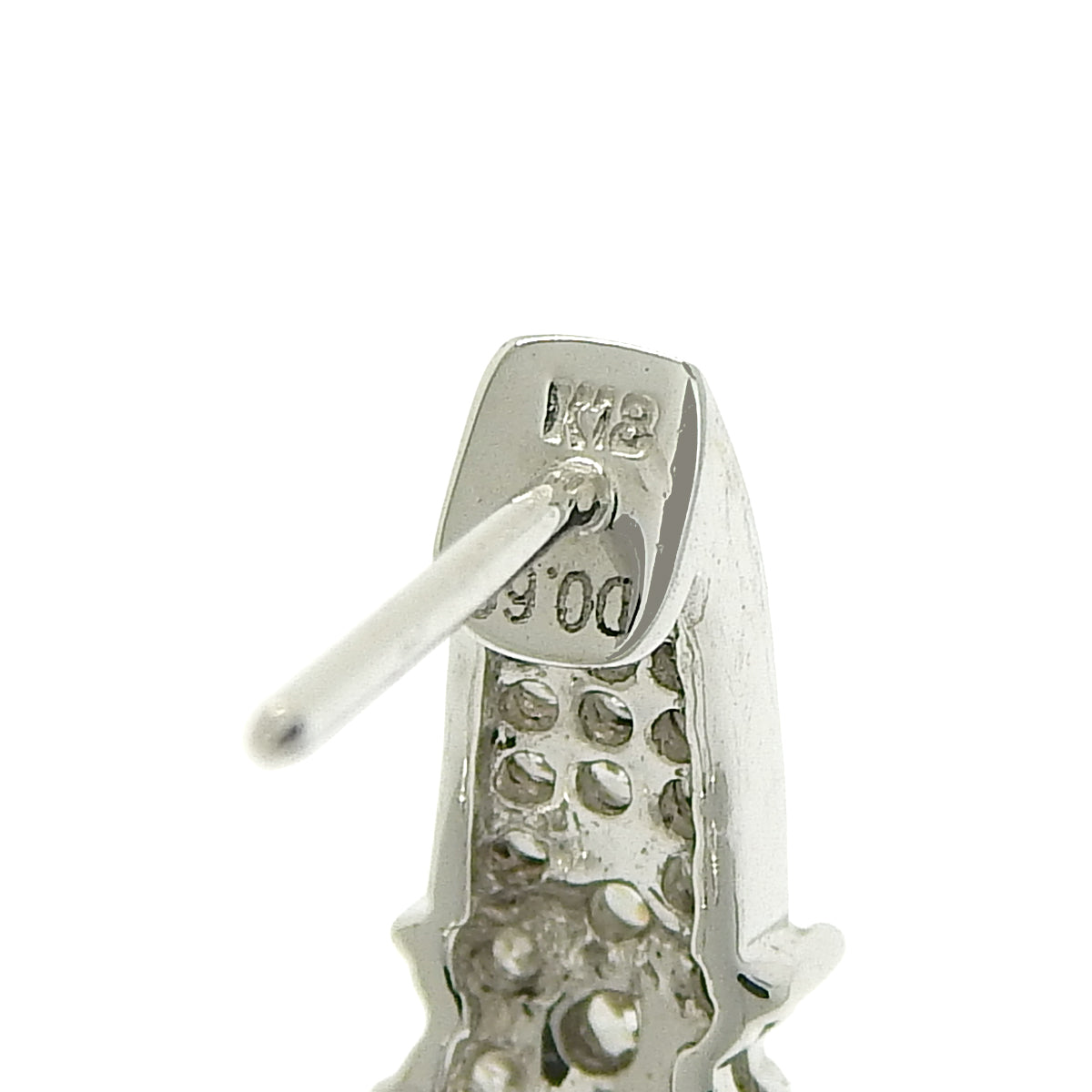 钻石耳环 D0.60 K18 白金 WG