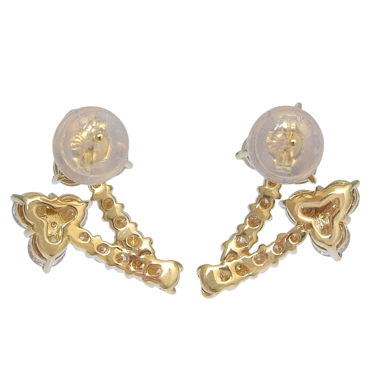 Diamond earrings D0.8,0.8K18 yellow gold YG