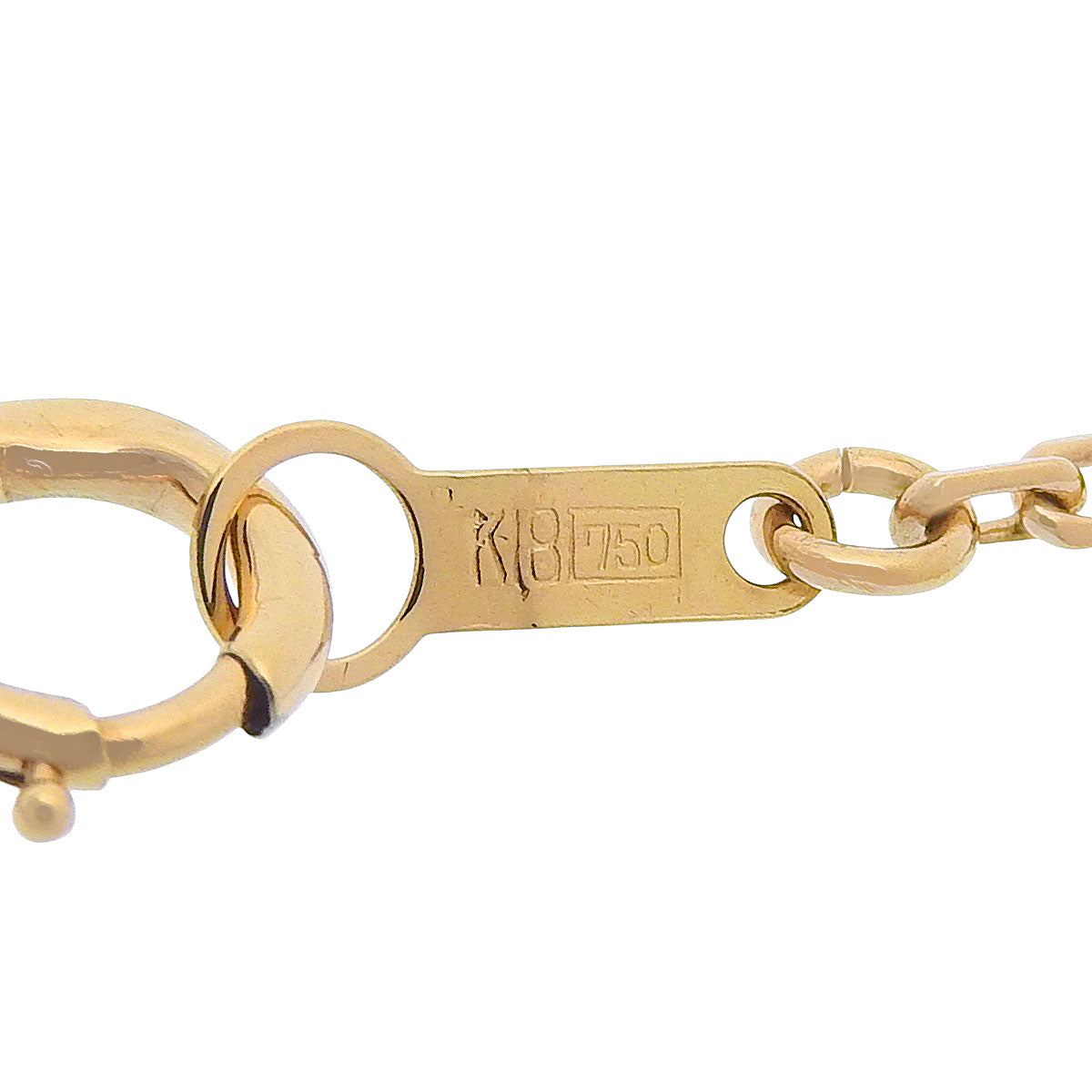 ダイヤモンド デザイン ネックレス D0.58 K18 イエローゴールド YG