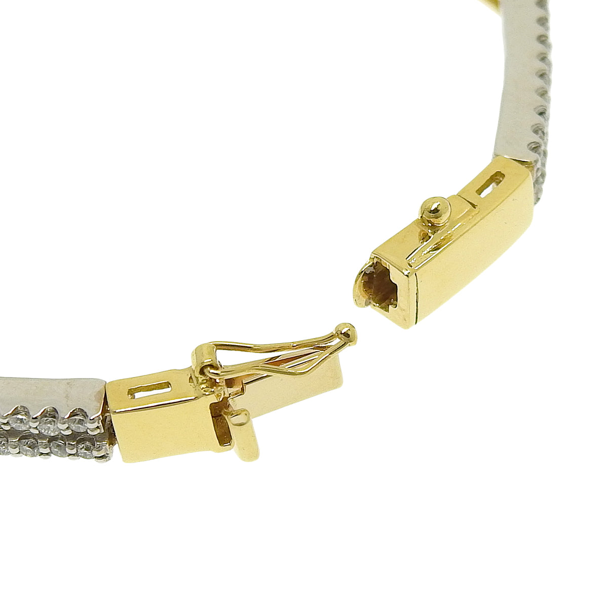 Diamond Bracelet, 1.03 carats, 18K Yellow Gold (YG), 18K White Gold (WG)