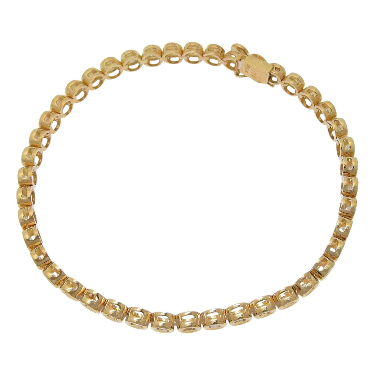 Diamond Tennis Bracelet D1.00 K18 Yellow Gold YG
