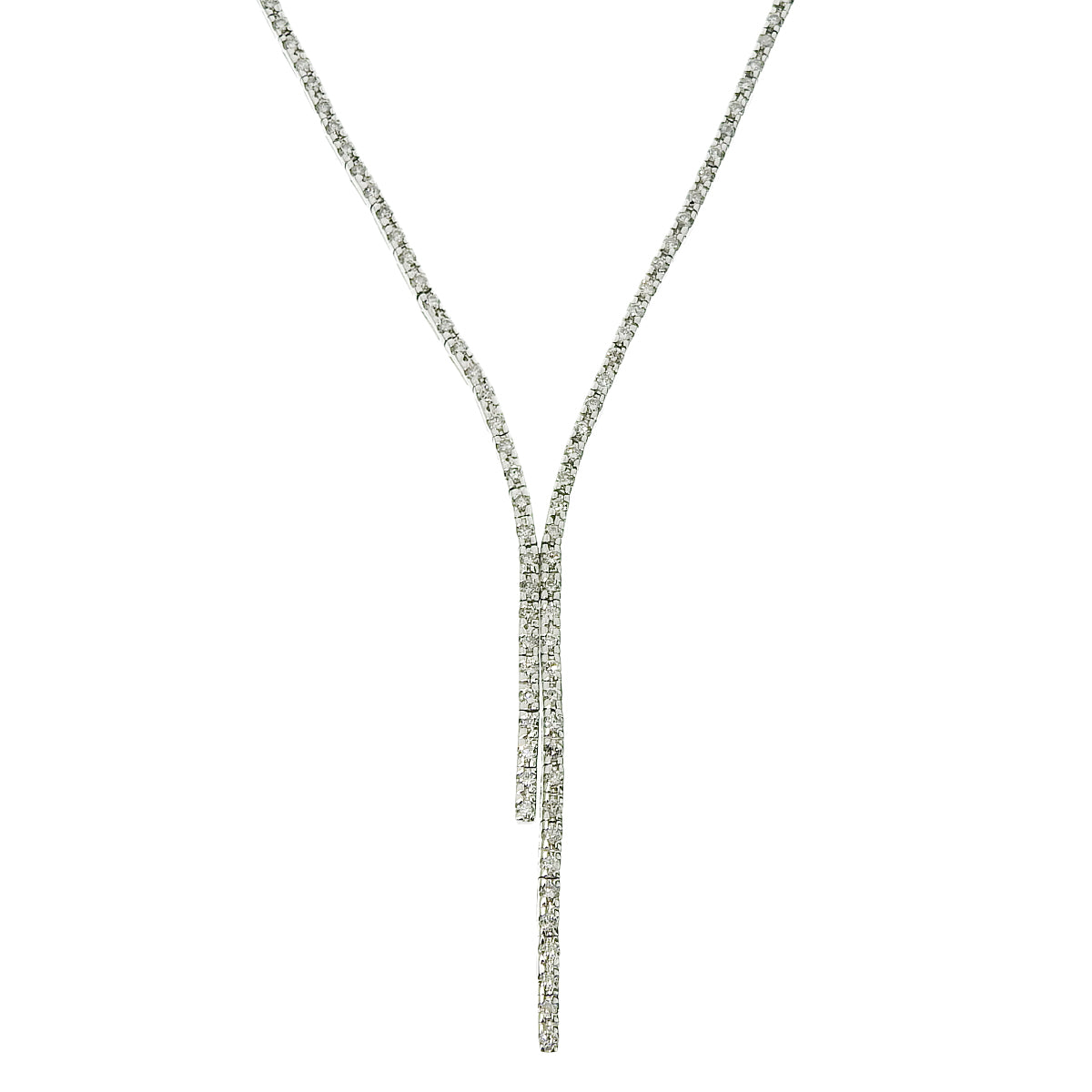 钻石项链 D1.00 K18 白金 WG