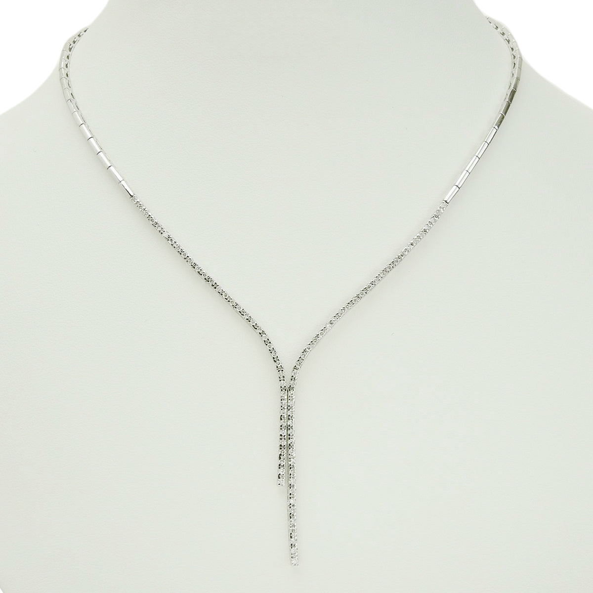 钻石项链 D1.00 K18 白金 WG