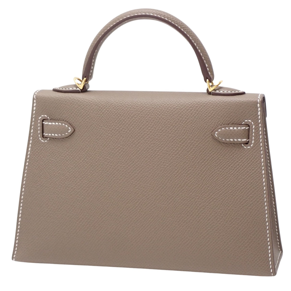 【新品】ミニケリードゥー (外縫い) ヴォーエプソン エトープ/エトゥープ ゴールド金具 K刻印