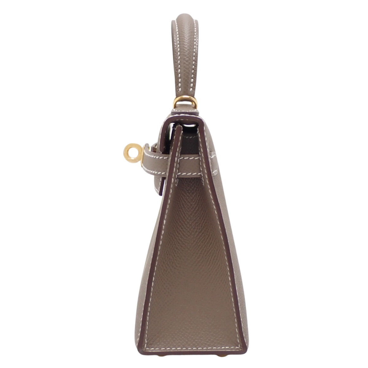 【新品】ミニケリードゥー (外縫い) ヴォーエプソン エトープ/エトゥープ ゴールド金具 K刻印