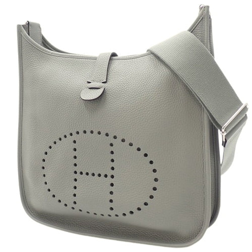 Evelyn 3GM, Triyon Clemence leather, palladium hardware, Grimeout, silver hardware, X stamp.