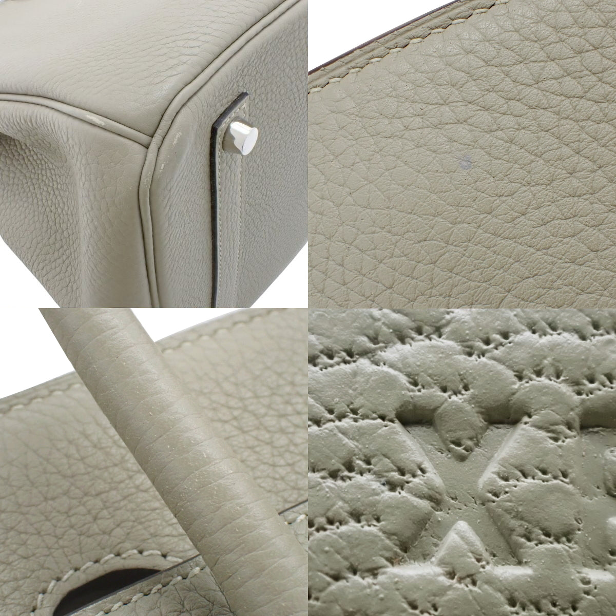 バーキン35 トリヨンクレマンス パラジウム金具 セージ X刻印