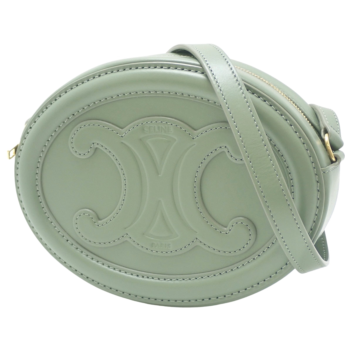 オーバルパース キュイル トリオンフ クロスボディバッグ カーフ 10I703DPQ