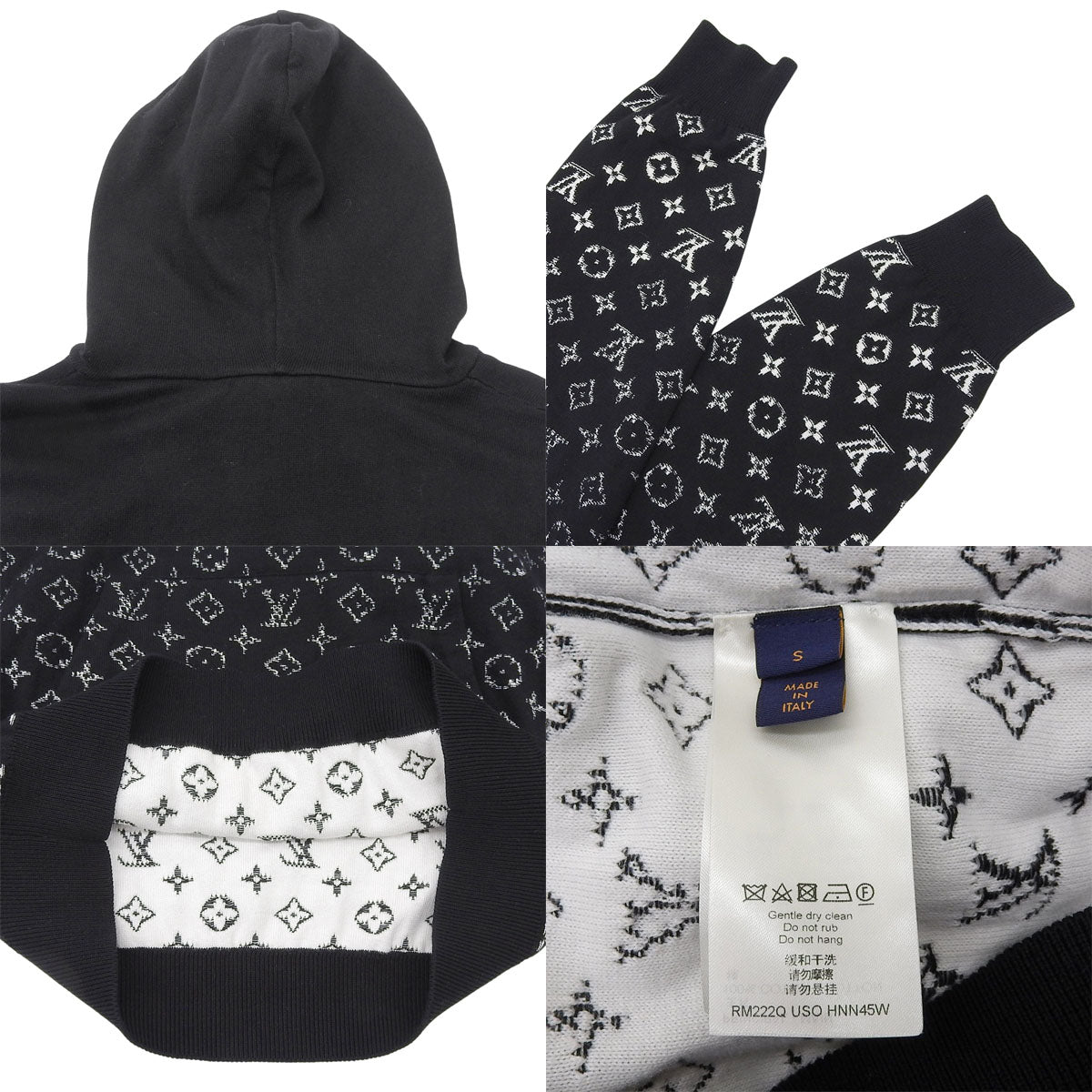 Monogram Gradient Hoodie 2022 S RM222Q