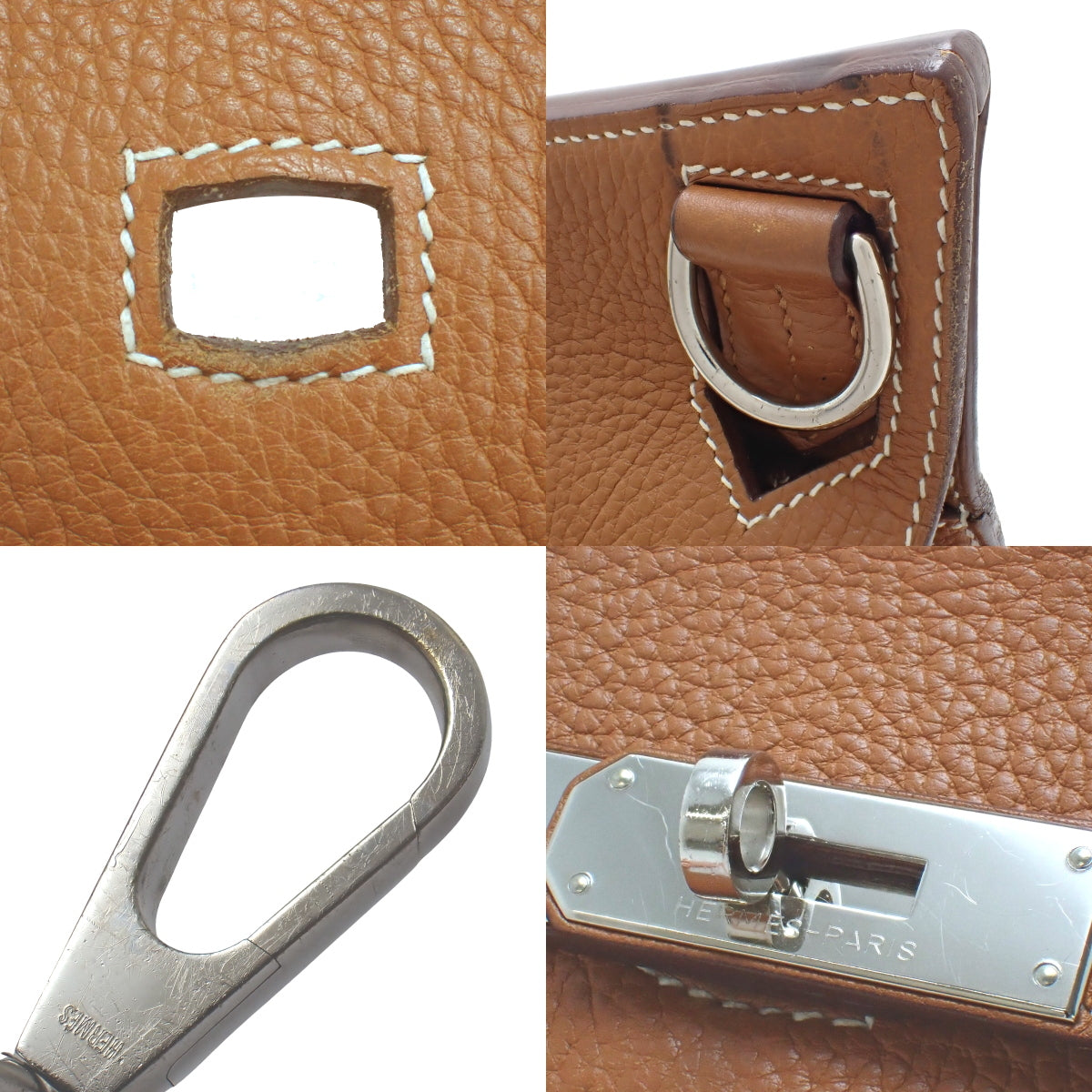 ジプシエール28 トリヨンクレマンス ゴールド シルバー金具 □N刻印