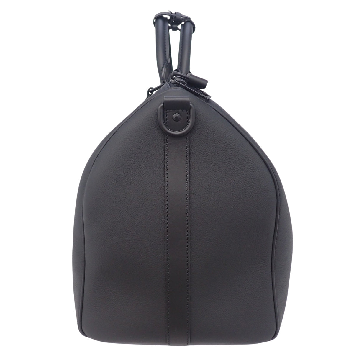 LV Aerogram Keepall Bandouliere 50 Grained Calfskin Leather Noir M21420