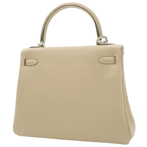 Kelly 25(内缝线)Togo,钯金配件,Tourtiere 灰色,□P 印章