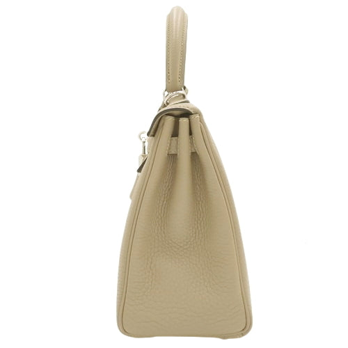 Kelly 25(内缝线)Togo,钯金配件,Tourtiere 灰色,□P 印章