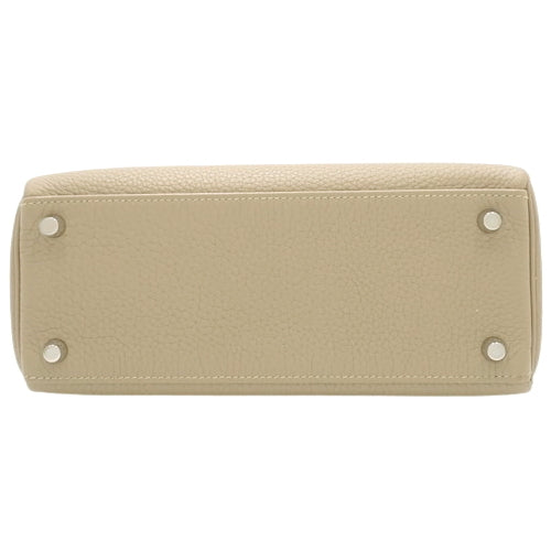 Kelly 25(内缝线)Togo,钯金配件,Tourtiere 灰色,□P 印章