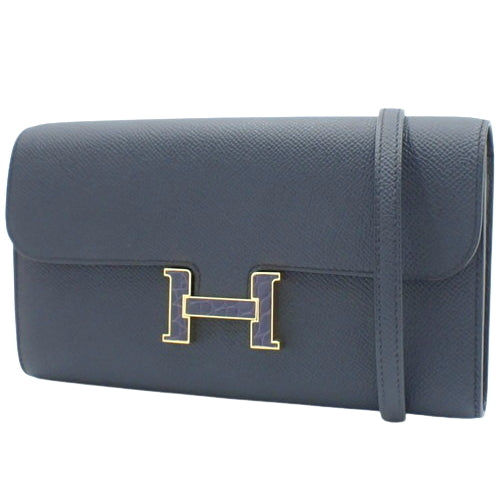 Constance Long To-Go Veau Epsom Alligator Crocodile W Stamp
