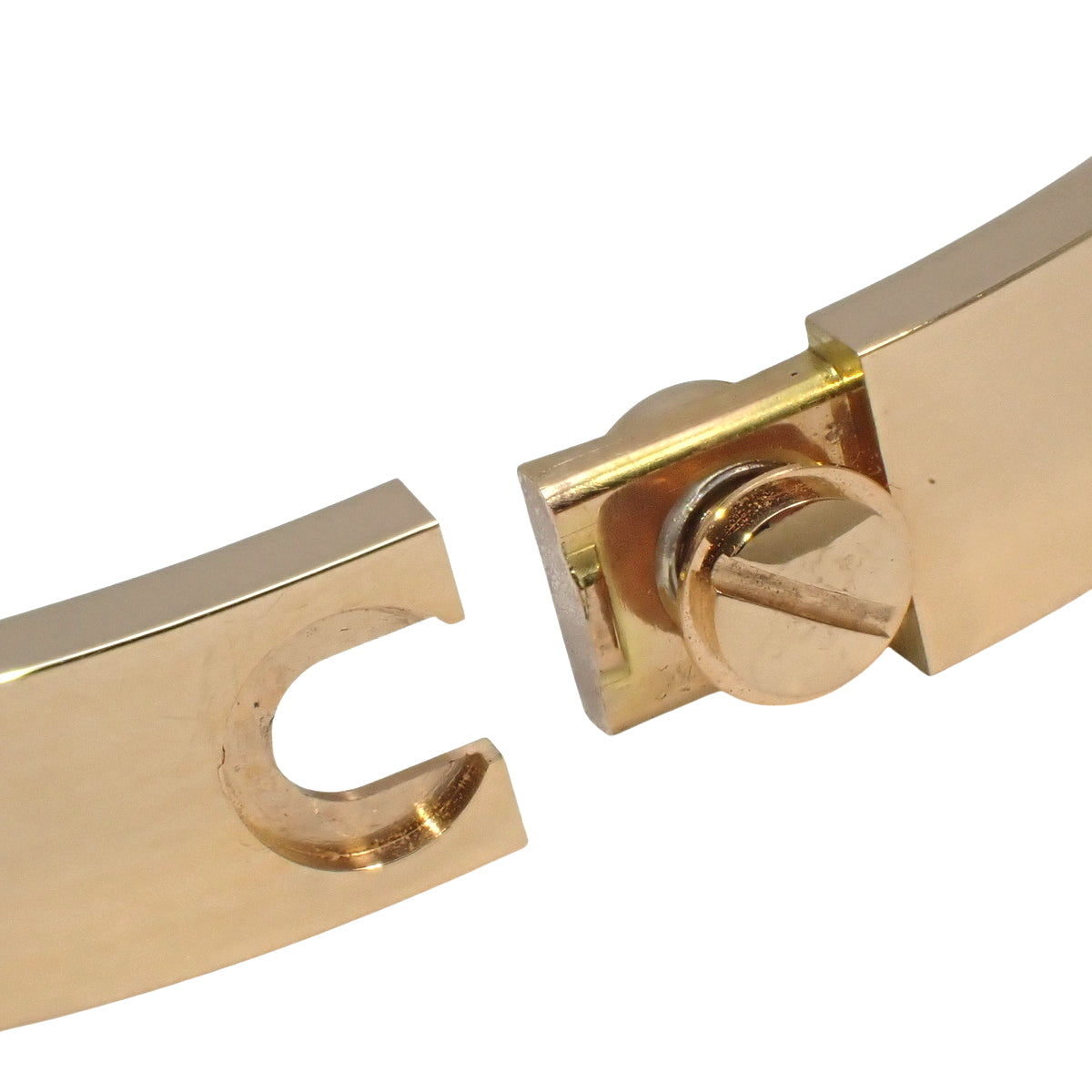LOVE Bracelet Classic Model Diamond 18K Pink Gold PG 4PD Love Bracelet