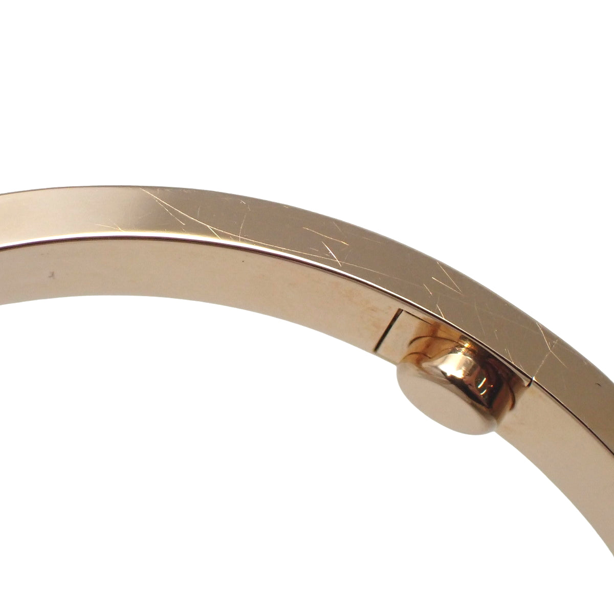 LOVE Bracelet Classic Model Diamond 18K Pink Gold PG 4PD Love Bracelet