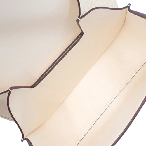 Della Cavalleria Mini Epsom Leather Nata with Palladium Hardware, B Stamp