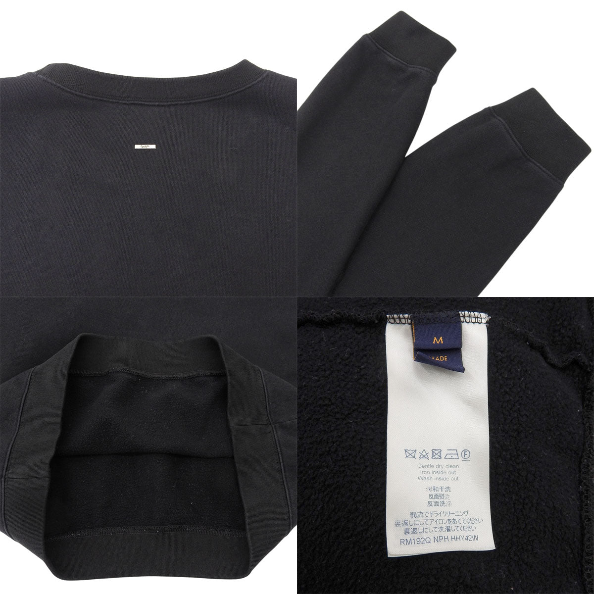 2019 M Sweatshirt RM192Q Top with Fleece Lining