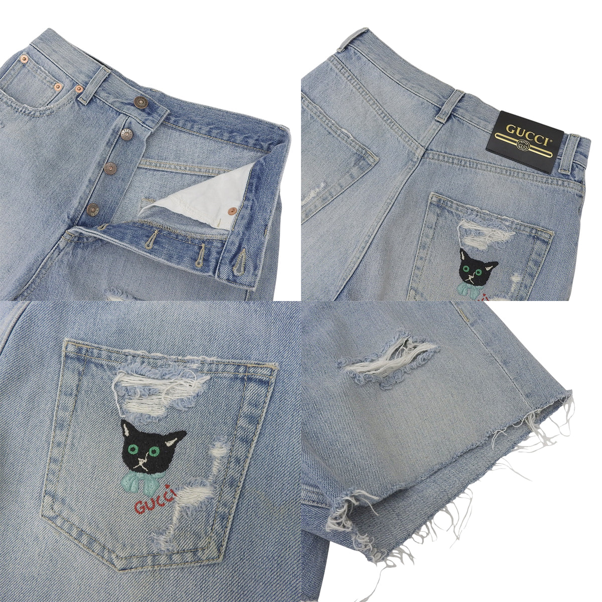 Denim shorts, size 22, bottoms, distressed