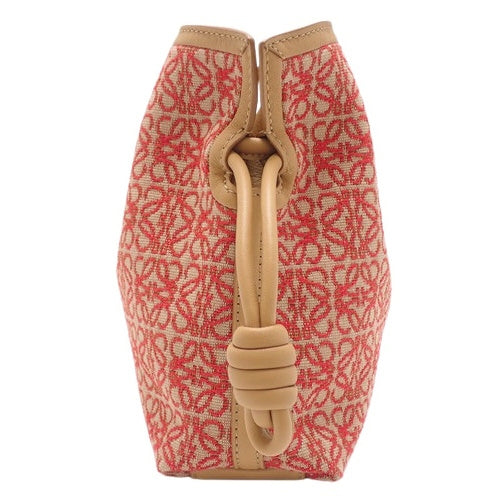 Flamenco Clutch Mini Anagram Cotton Calfskin A411FC2X24