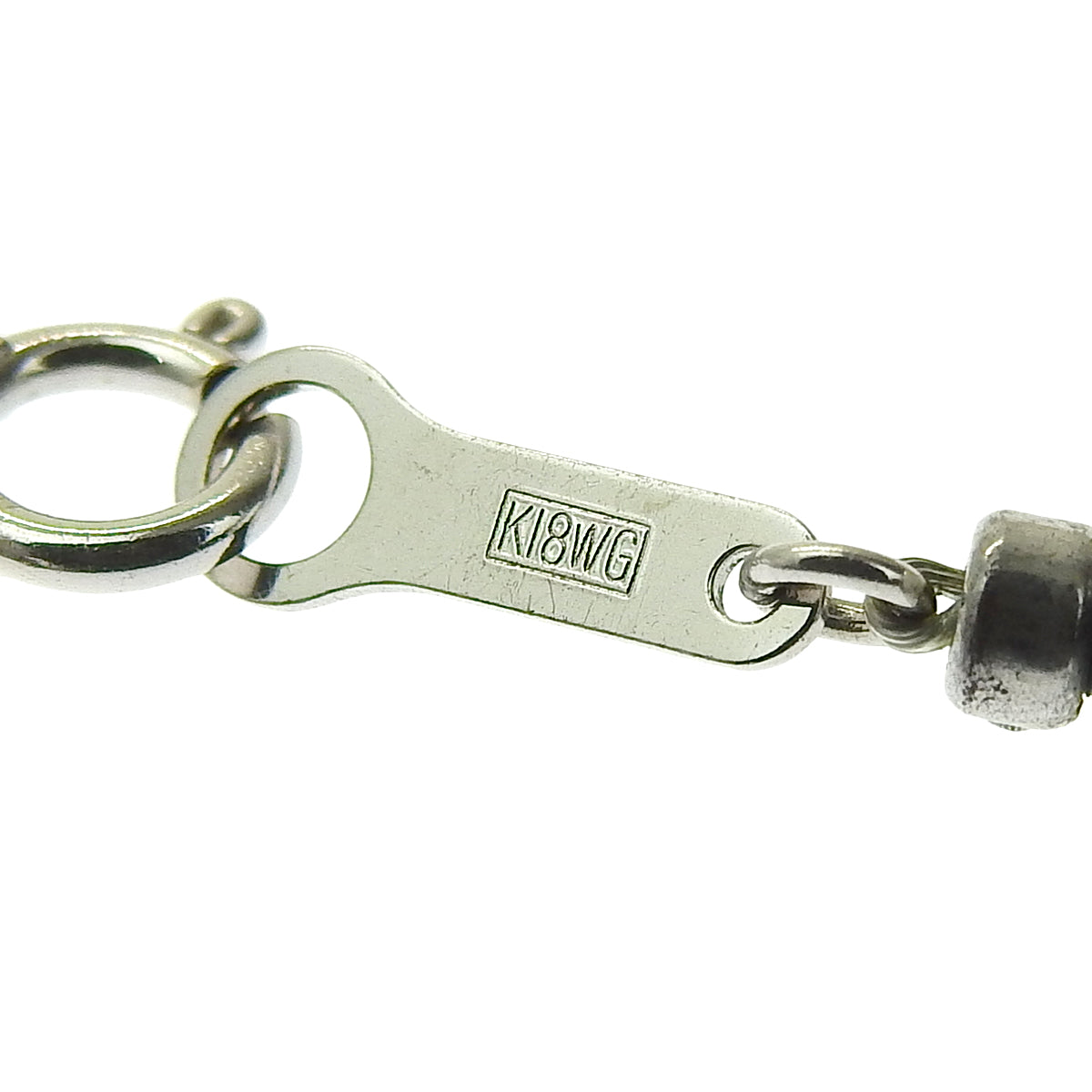 Black Diamond Necklace, K18 White Gold, WG, Accessory, Jewelry