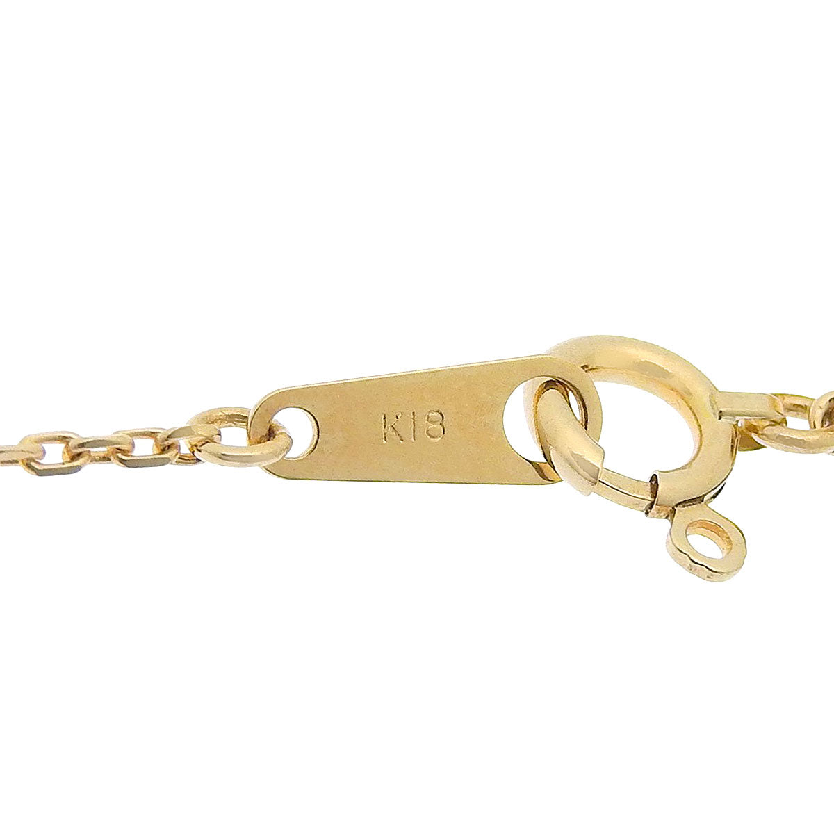 向日葵钻石项链 D0.233,0.26 18K黄金