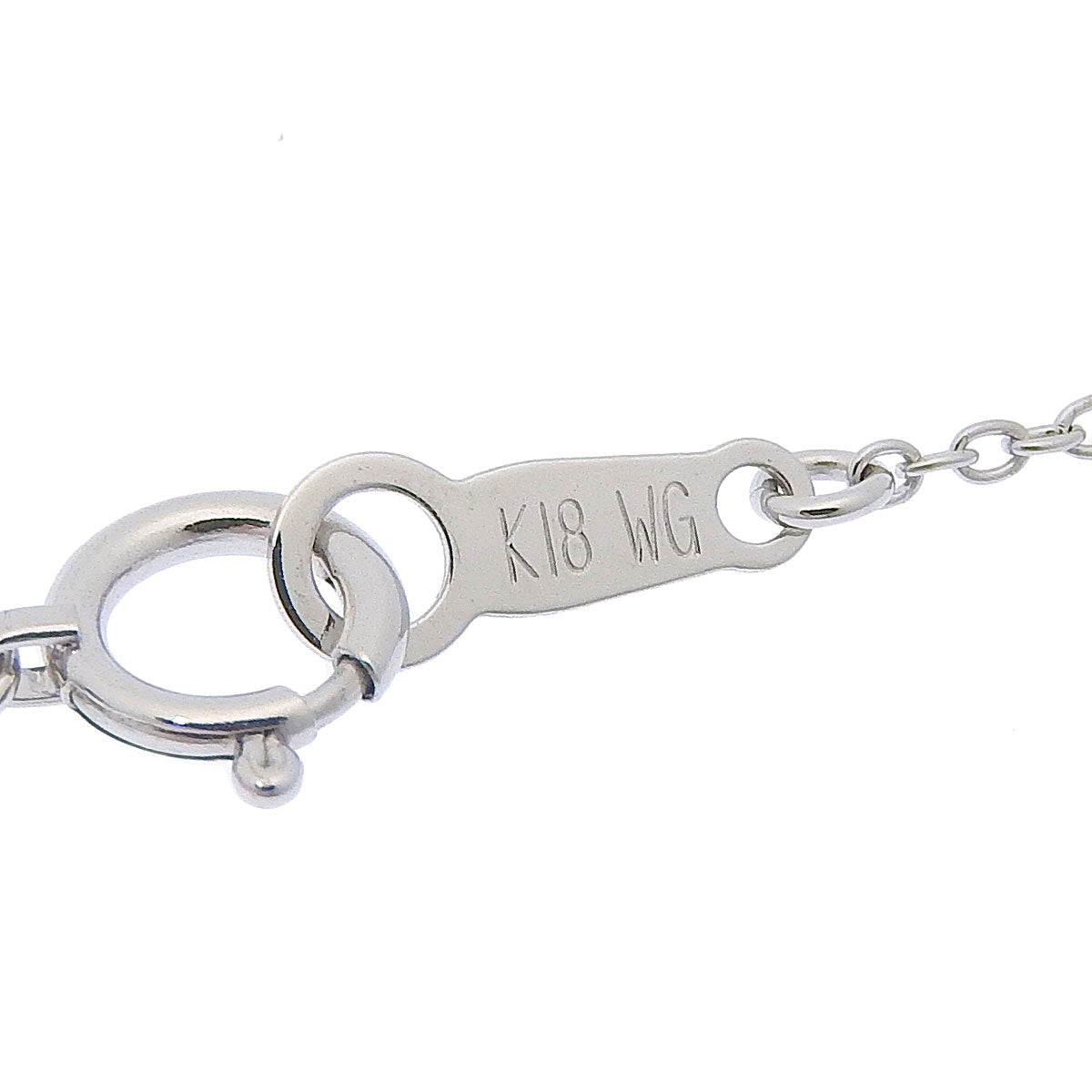 クローバー ダイヤモンド ネックレス D0.56 ホワイトゴールド K18WG