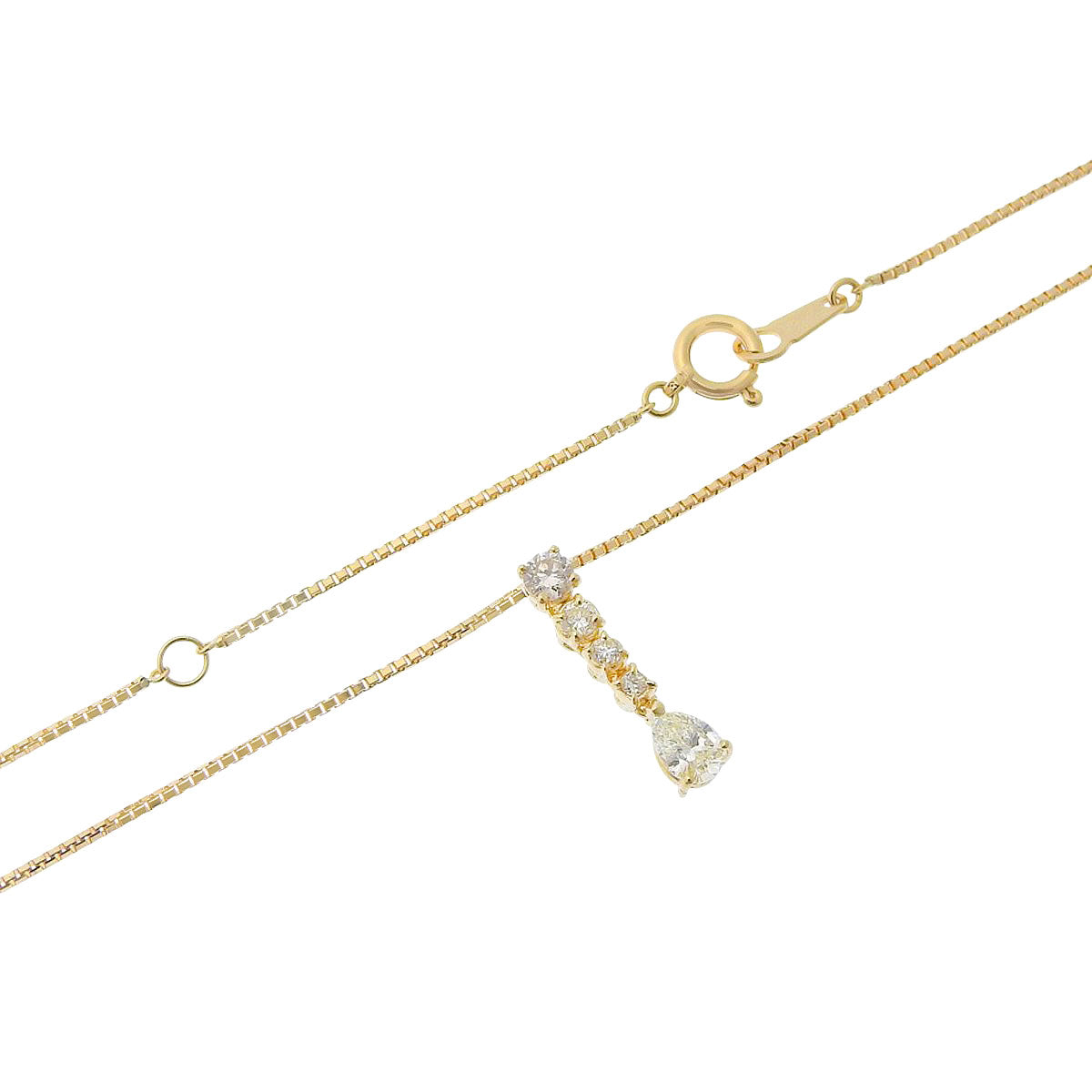 钻石项链 D0.55 黄金 K18YG
