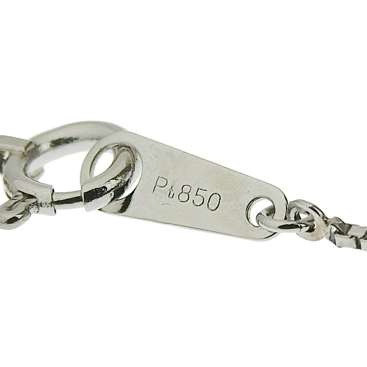 三钻项链 D1.04 铂金 Pt900 Pt850