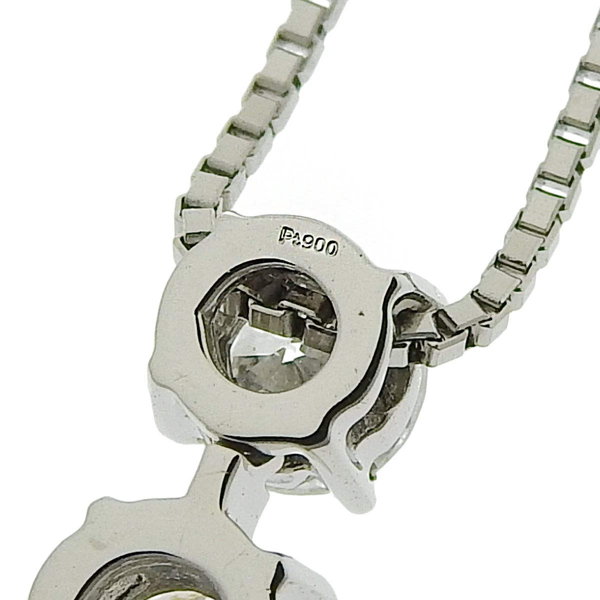 三钻项链 D1.04 铂金 Pt900 Pt850