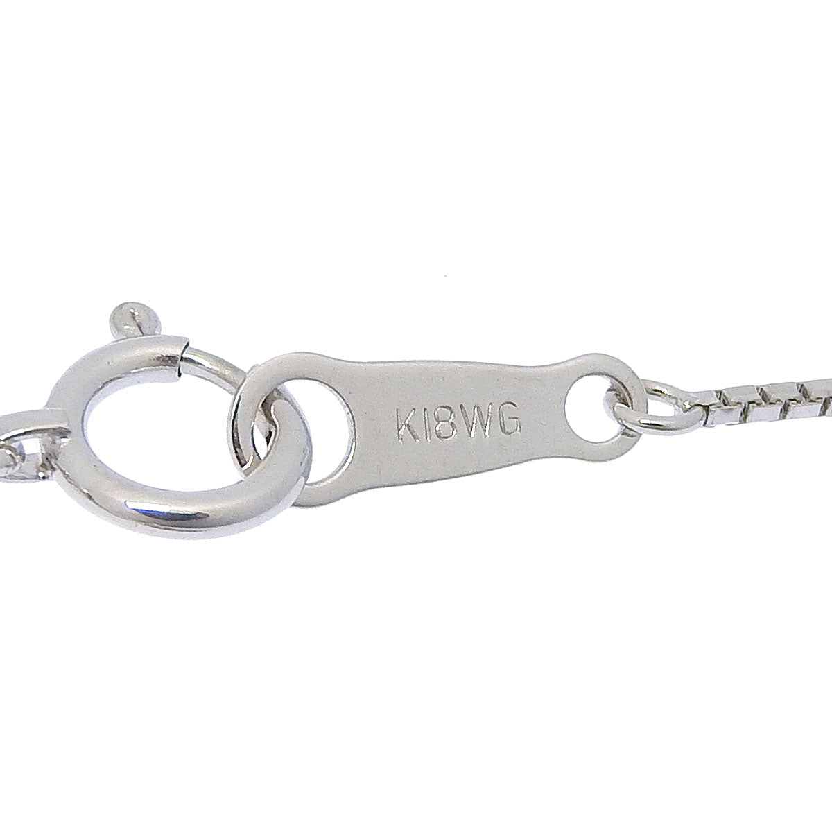 钻石三石项链 D0.51 白金 K18WG