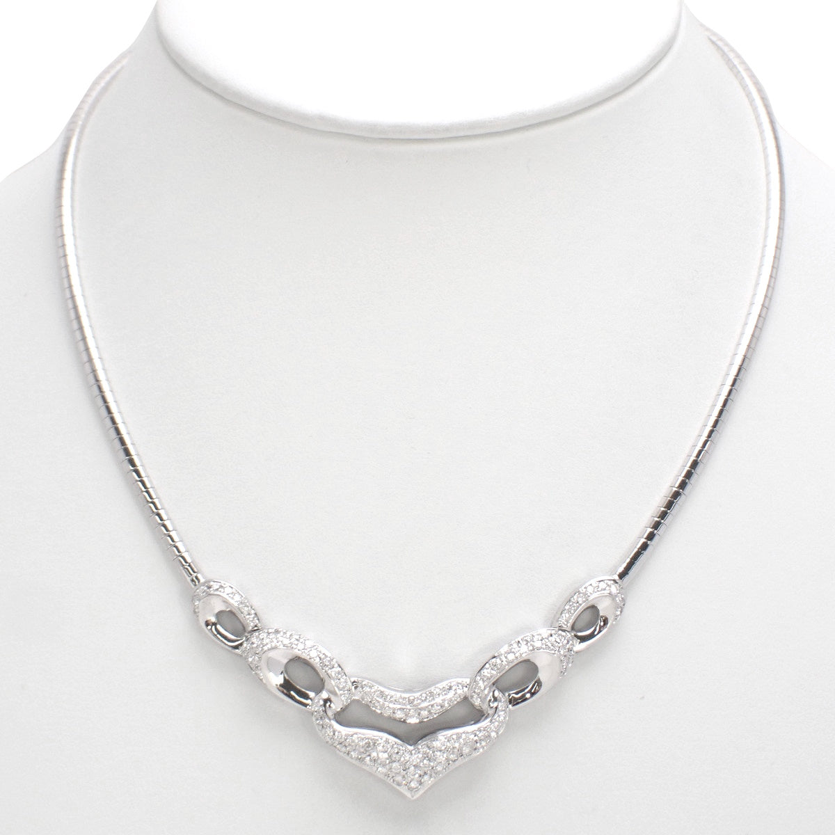 Diamond Necklace, 2.04 carats, 14K White Gold