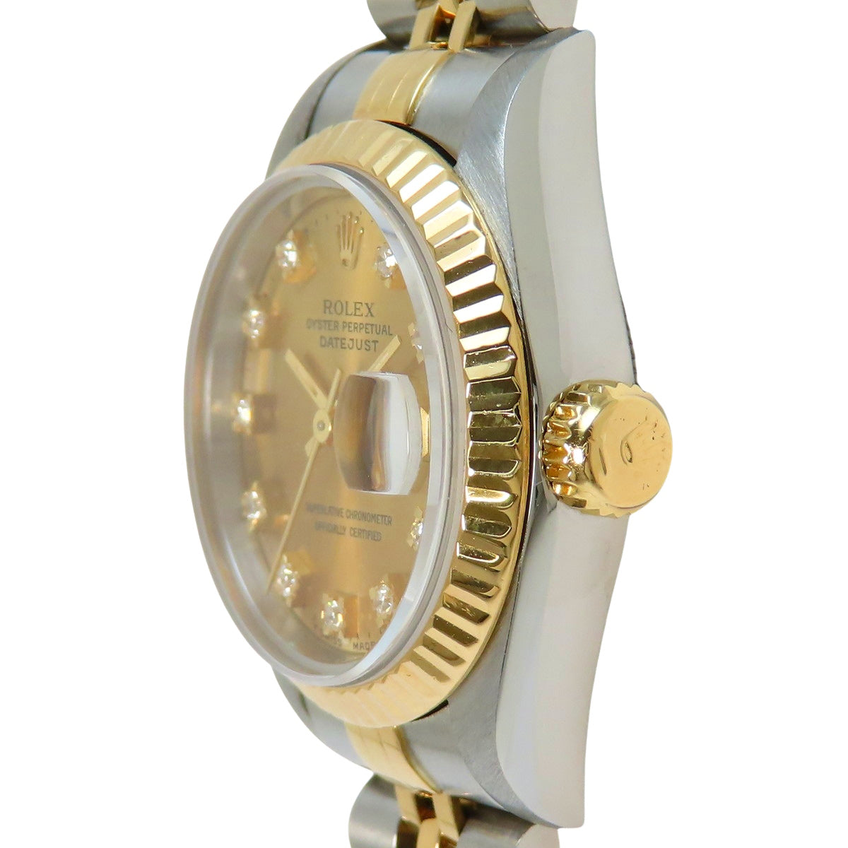 69173G 日志型腕表 K18YG/SS S号 自动上链 黄金色