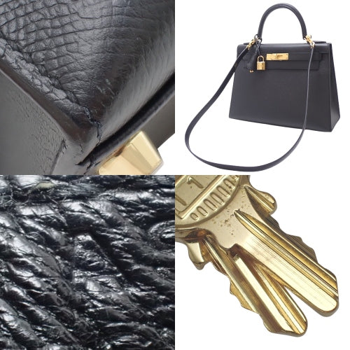 Kelly 28 (outside stitching) Veau Epsom A stamp