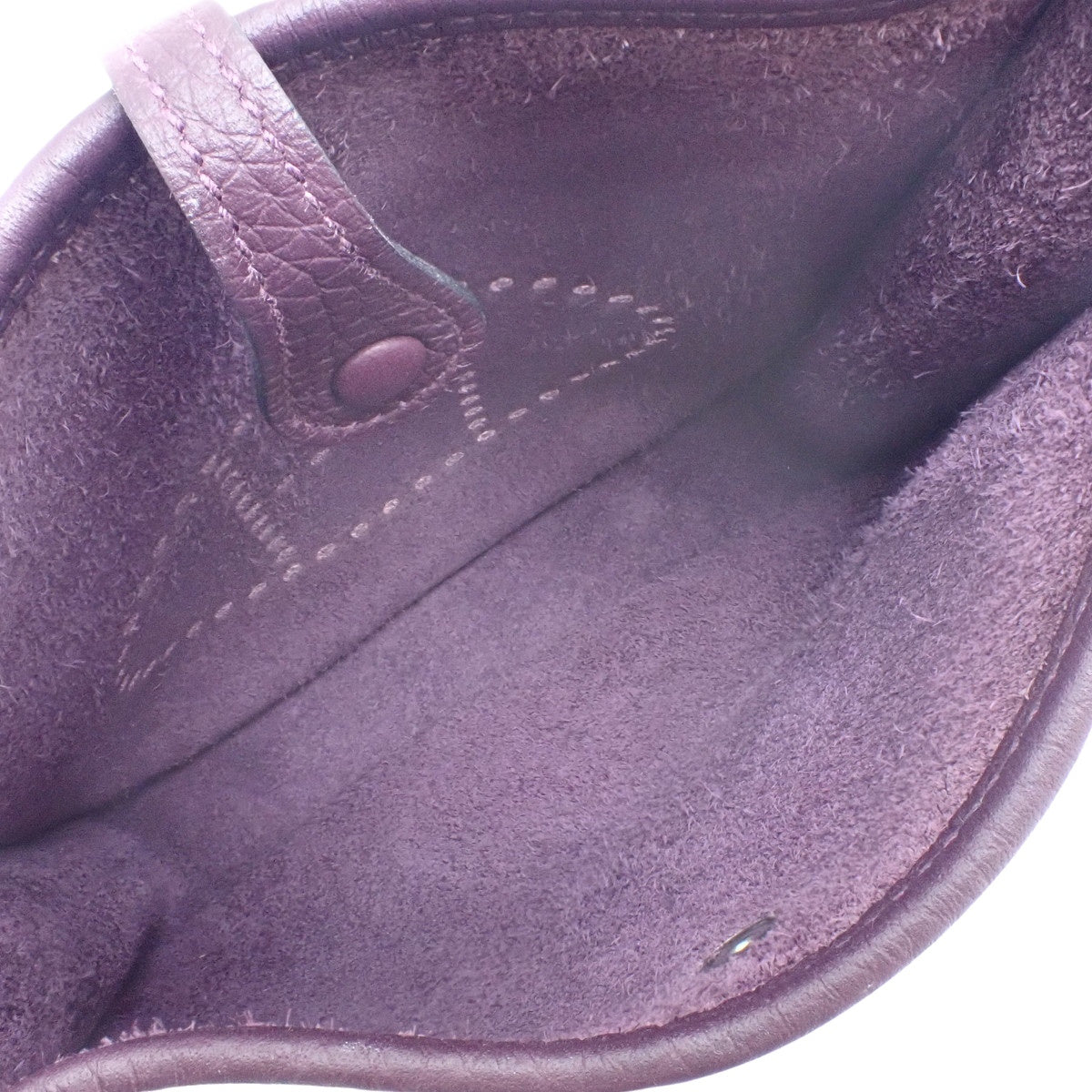 Evelyn Amazon TPM Evelyn Taurillon Clemence Palladium Hardware Cassis/Rouge Grenat U Stamp