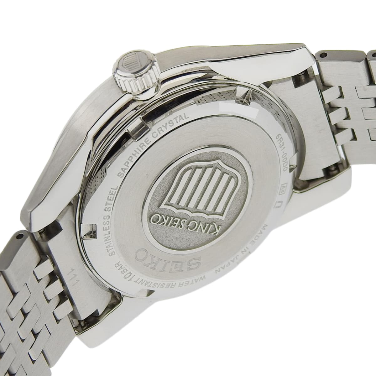 SDKS001 精工王牌不锈钢自动机械银色腕表