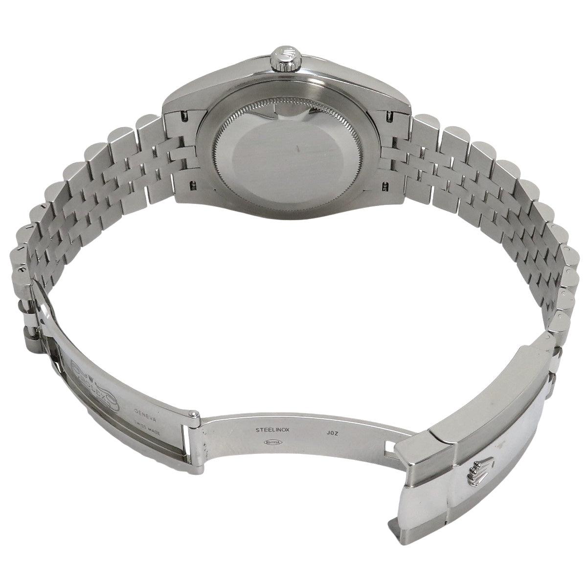126300 Datejust 41 SS, random serial number, automatic winding, black dial.