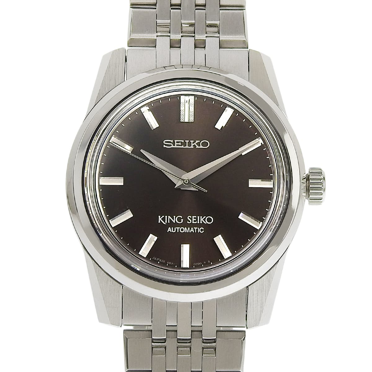 King Seiko SDKS007 6R31-00D0 SS Dark Brown Automatic Men's Watch