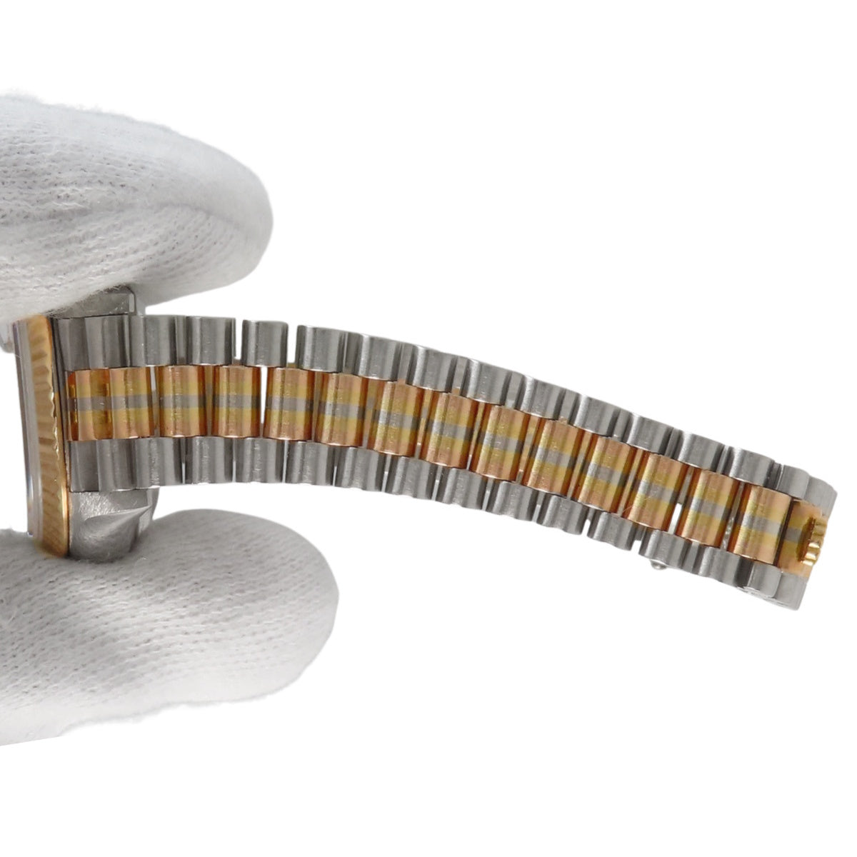 69179G 日志型腕表 YG/WG/PG 自动上链 香槟金 三色金