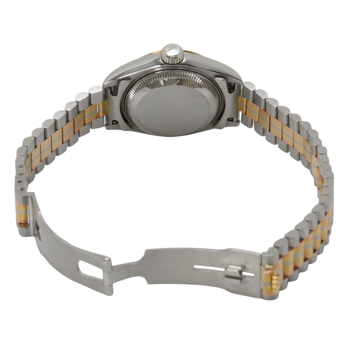 69179G 日志型腕表 YG/WG/PG 自动上链 香槟金 三色金