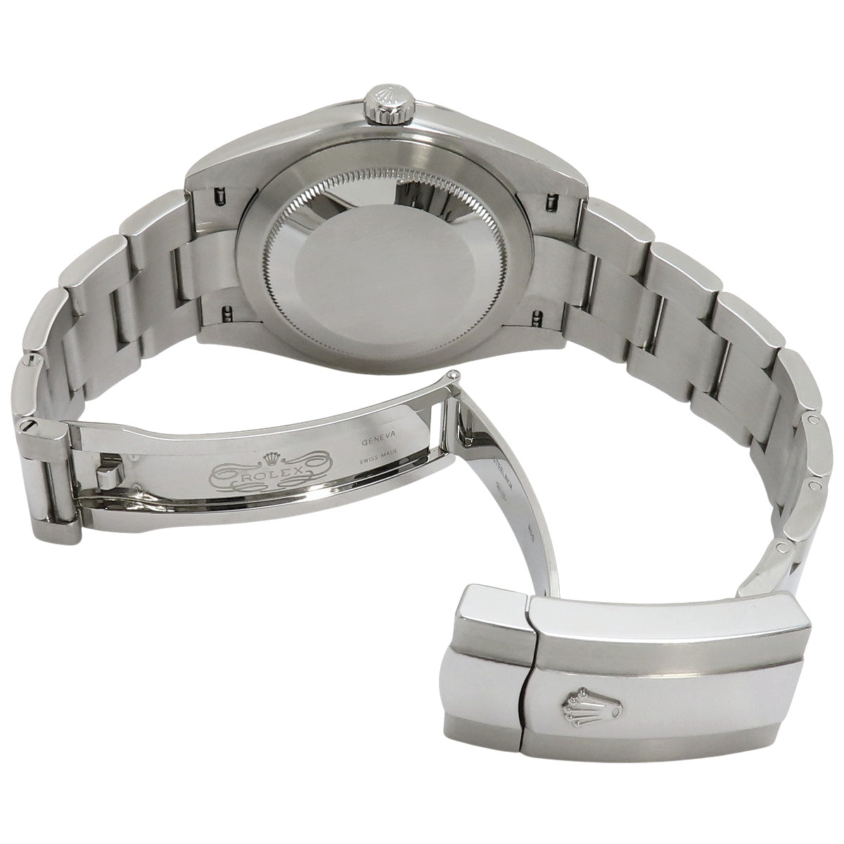 126300 Datejust 41 SS, random serial number, automatic winding, black dial.