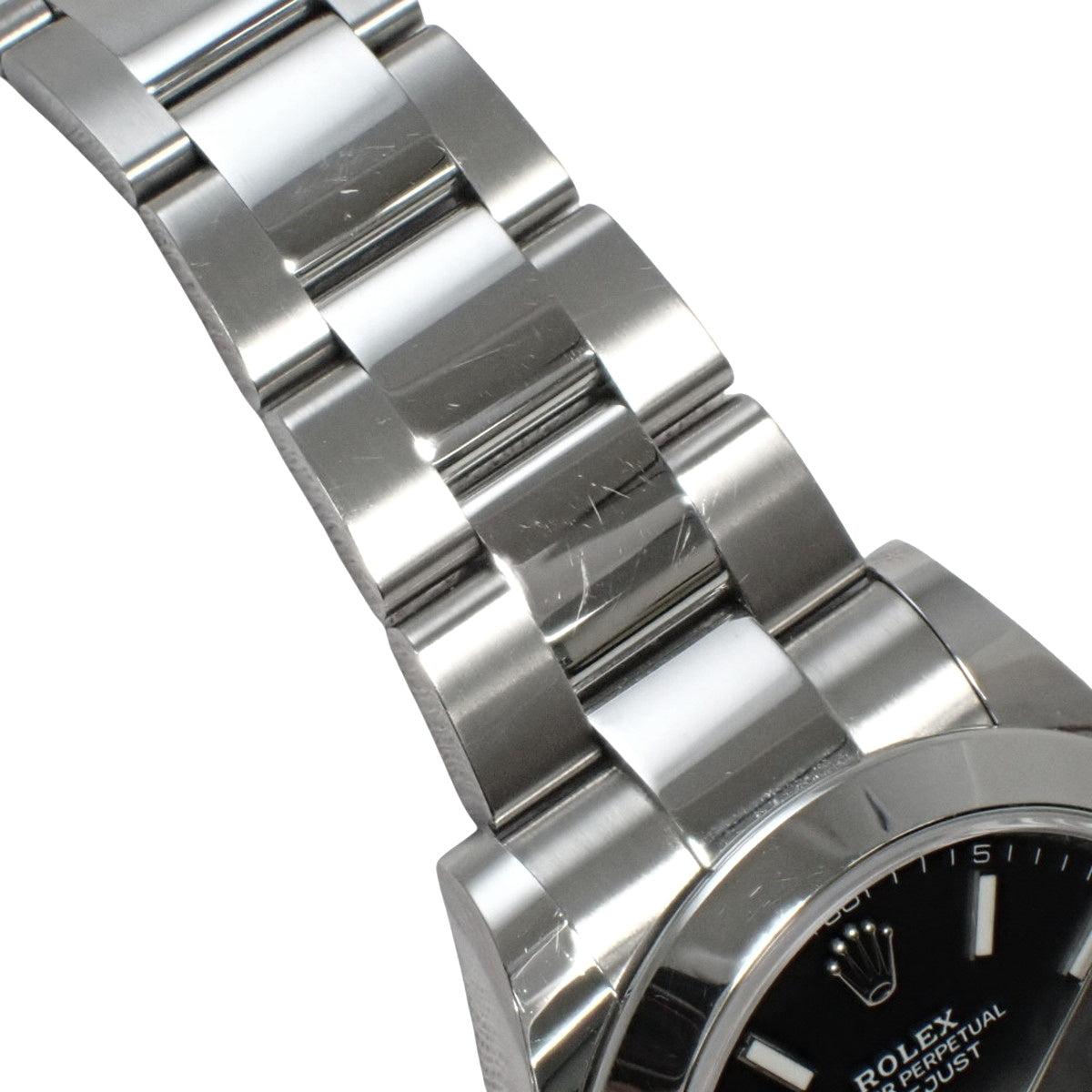 126300 Datejust 41 SS, random serial number, automatic winding, black dial.