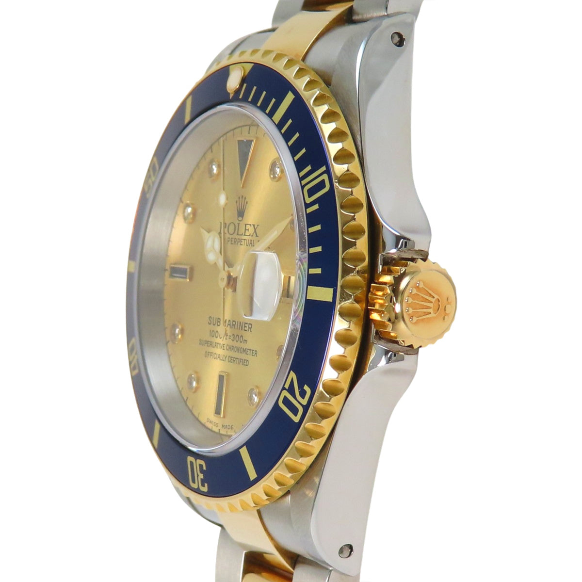 16613SG Submariner Date YG/SS Y series Automatic Champagne Gold 8P Diamond/3P Sapphire