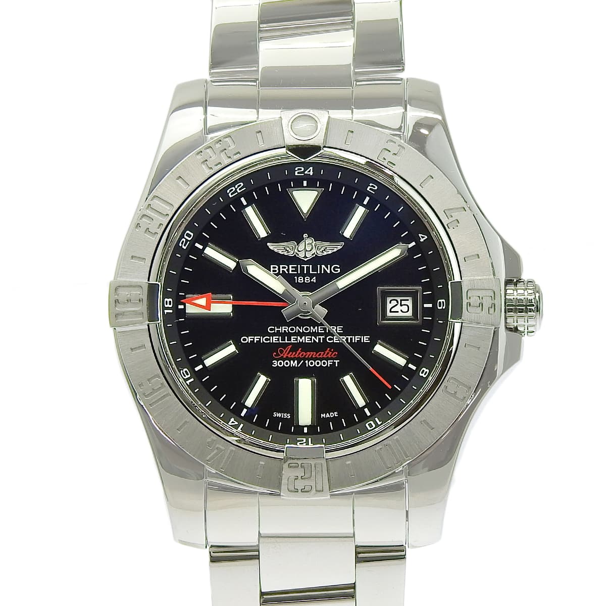 复仇者二代 GMT A3239011 SS 自动男士腕表