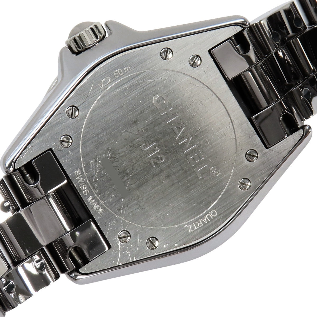 H2565 J12 クロマティック TI/CE クオーツ グレー ダイヤベゼル