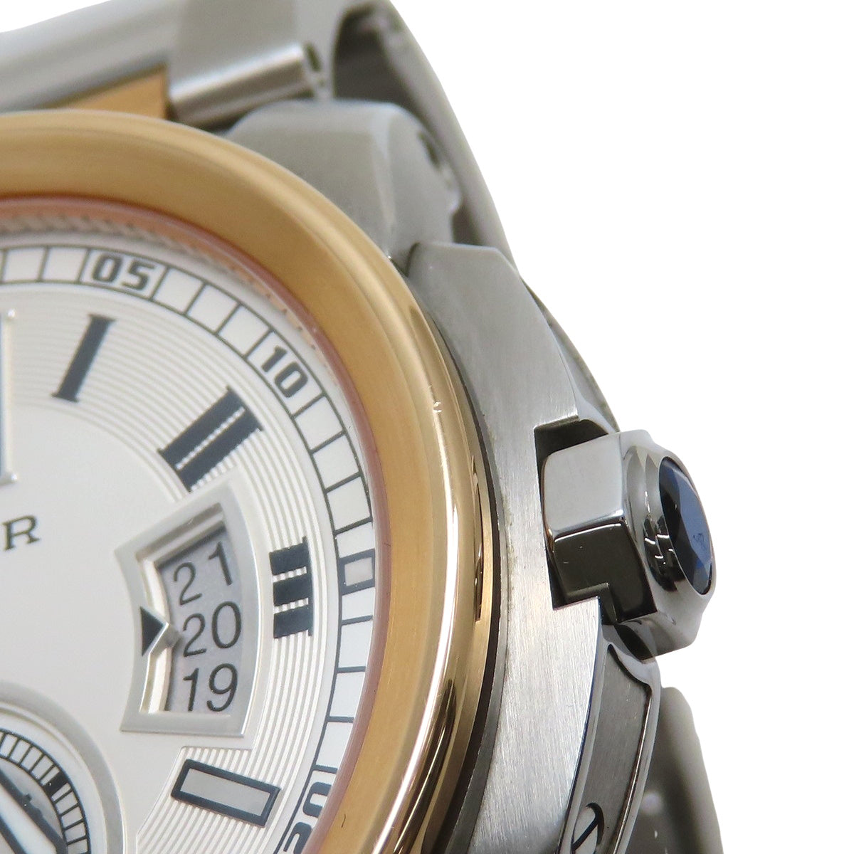 卡地亚卡利伯系列W7100036 PG/SS银色自动腕表